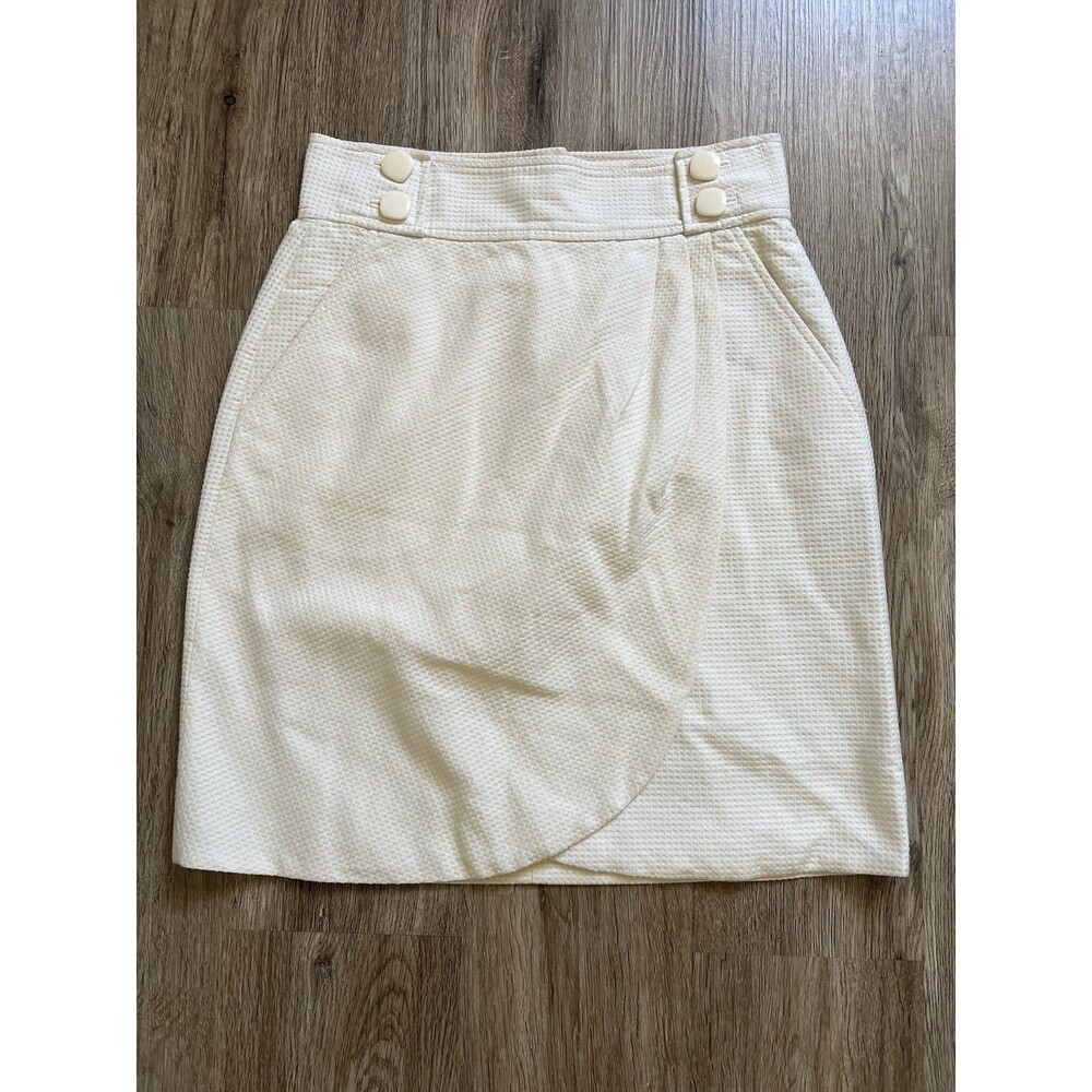 Tibi Skirt Ivory Size 2